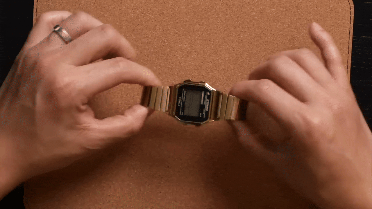 The Origin Story - Timex 80's digital watch T78677