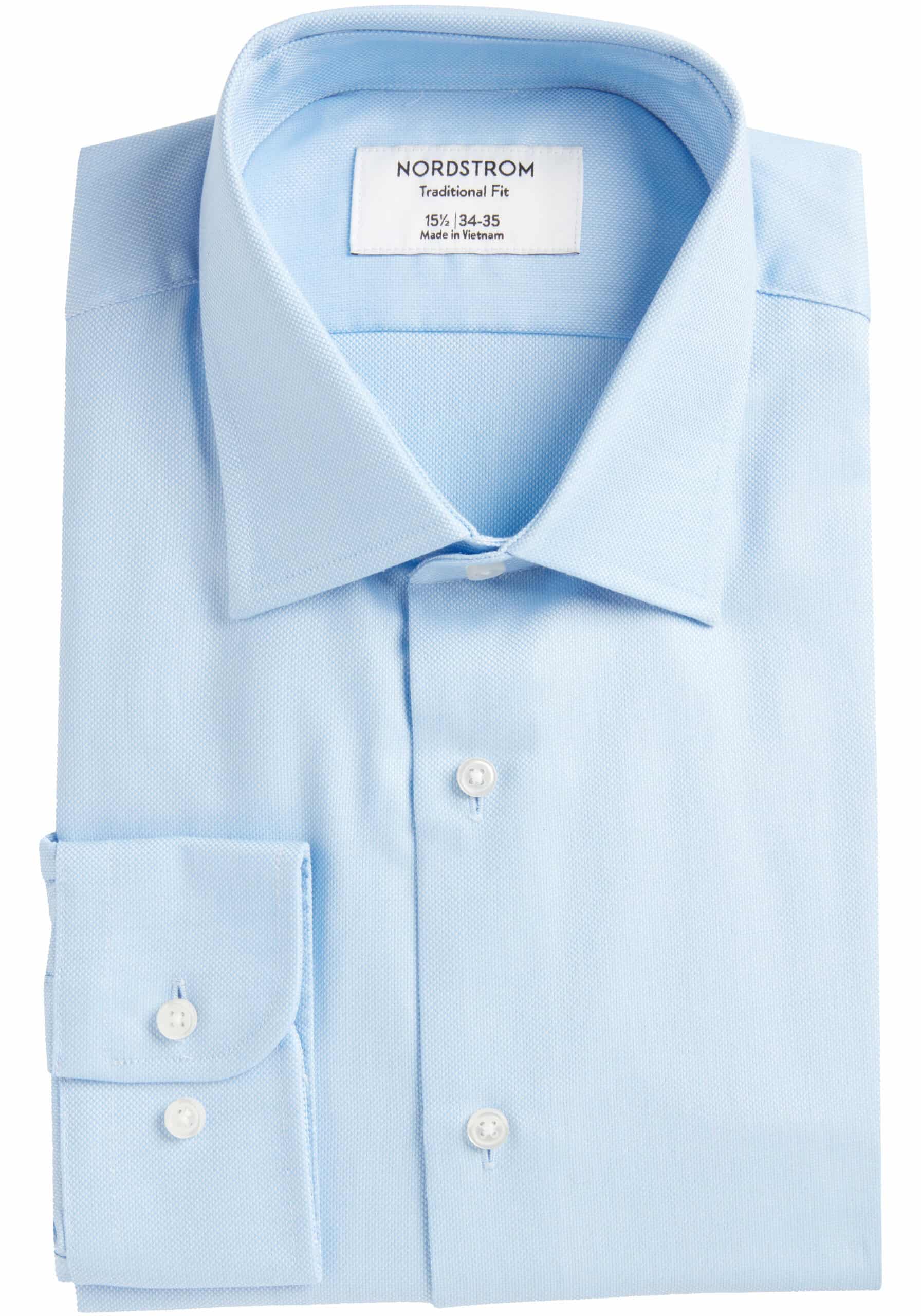 Nordstrom Cotton Oxford Non-Iron Dress Shirt