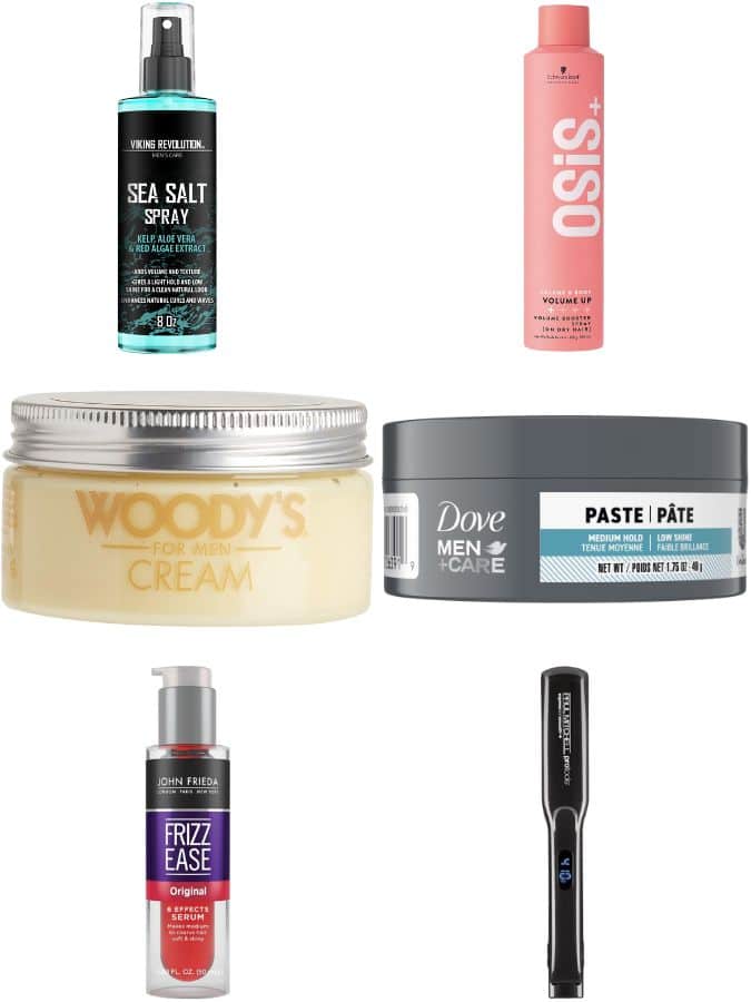 the best best styling products for men with wavy hair
