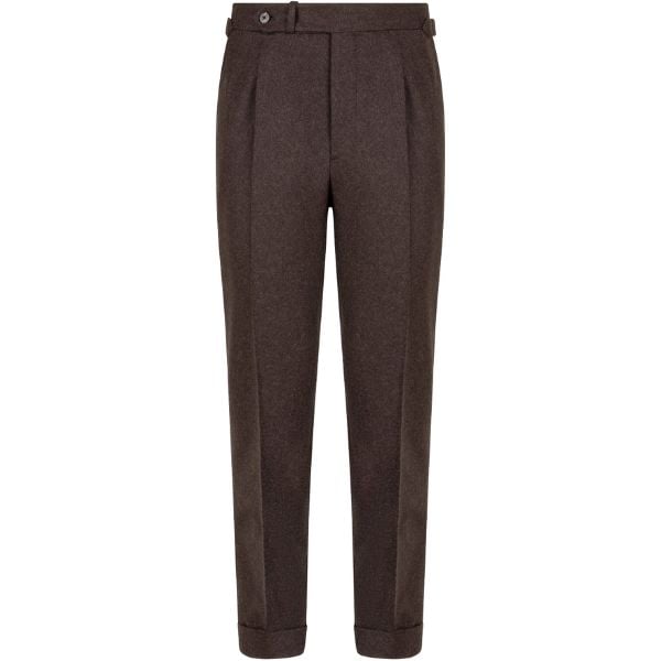 Besnard Single Pleat Flannel Trousers
