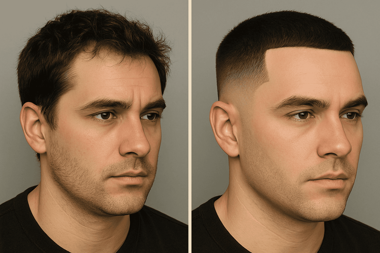 What a Clean Hairline Does for Your Whole Face