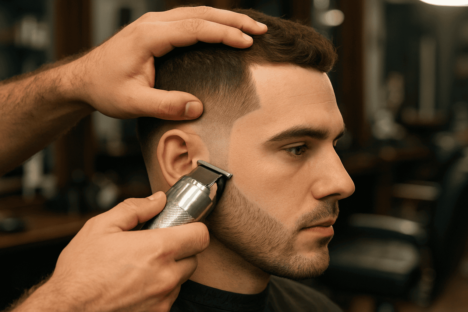 What a Clean Hairline Does for Your Whole Face