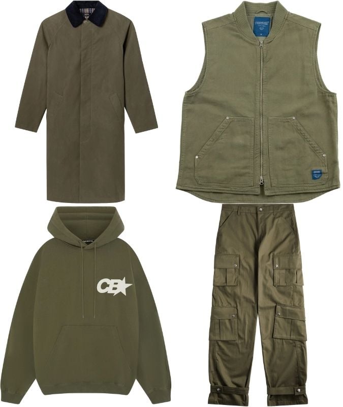 the best green-coloured layers for men