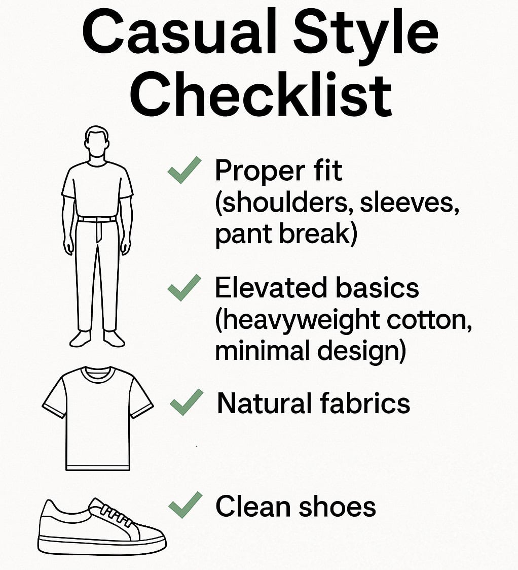 How to Dress Casual Without Looking Sloppy