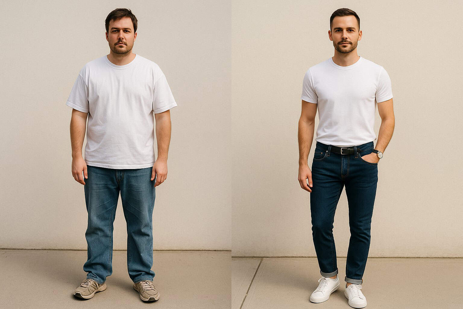 How to Make a T-Shirt and Jeans Look Intentional