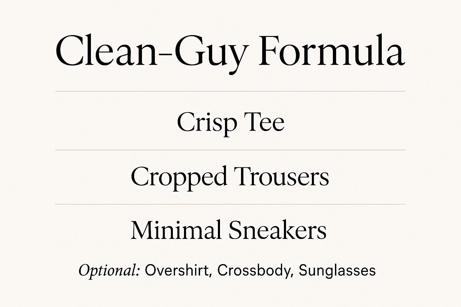 How to Recreate the Clean-Guy Uniform That’s All Over Instagram