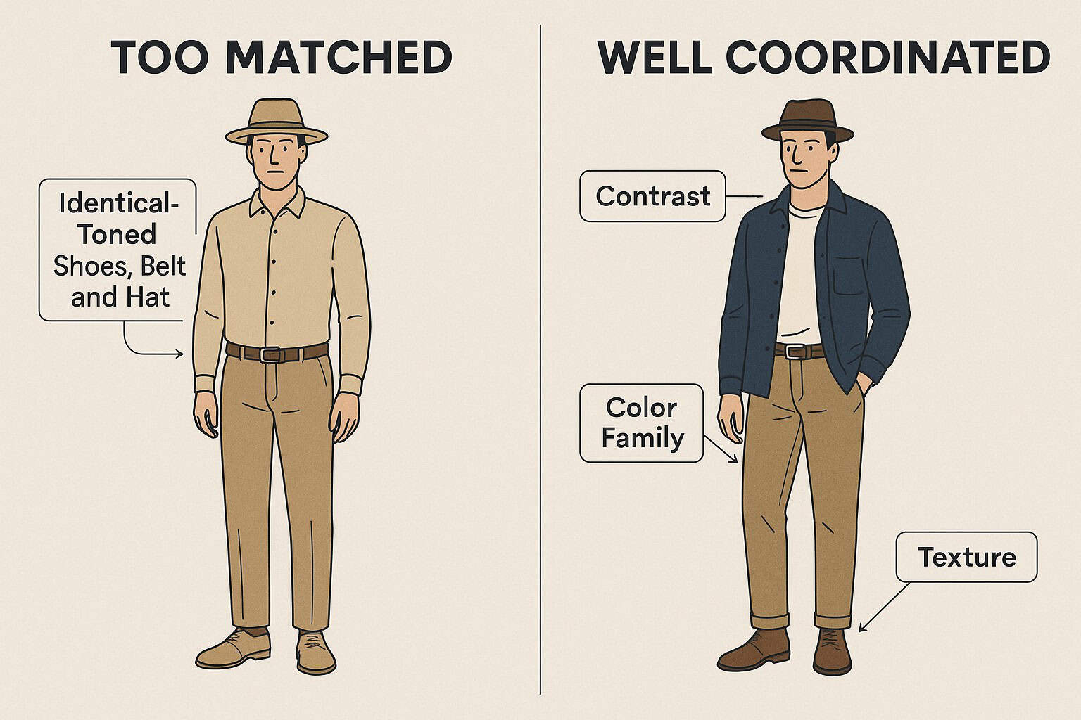 Why Your Outfit Shouldn’t Match