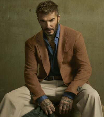 Beckham at Boss SS26 Minimalism Reborn