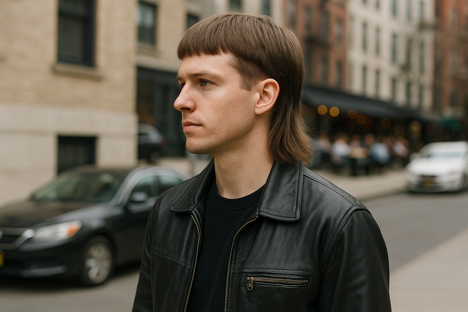 The Straight Hair Mullet Is Back With Contemporary Flair