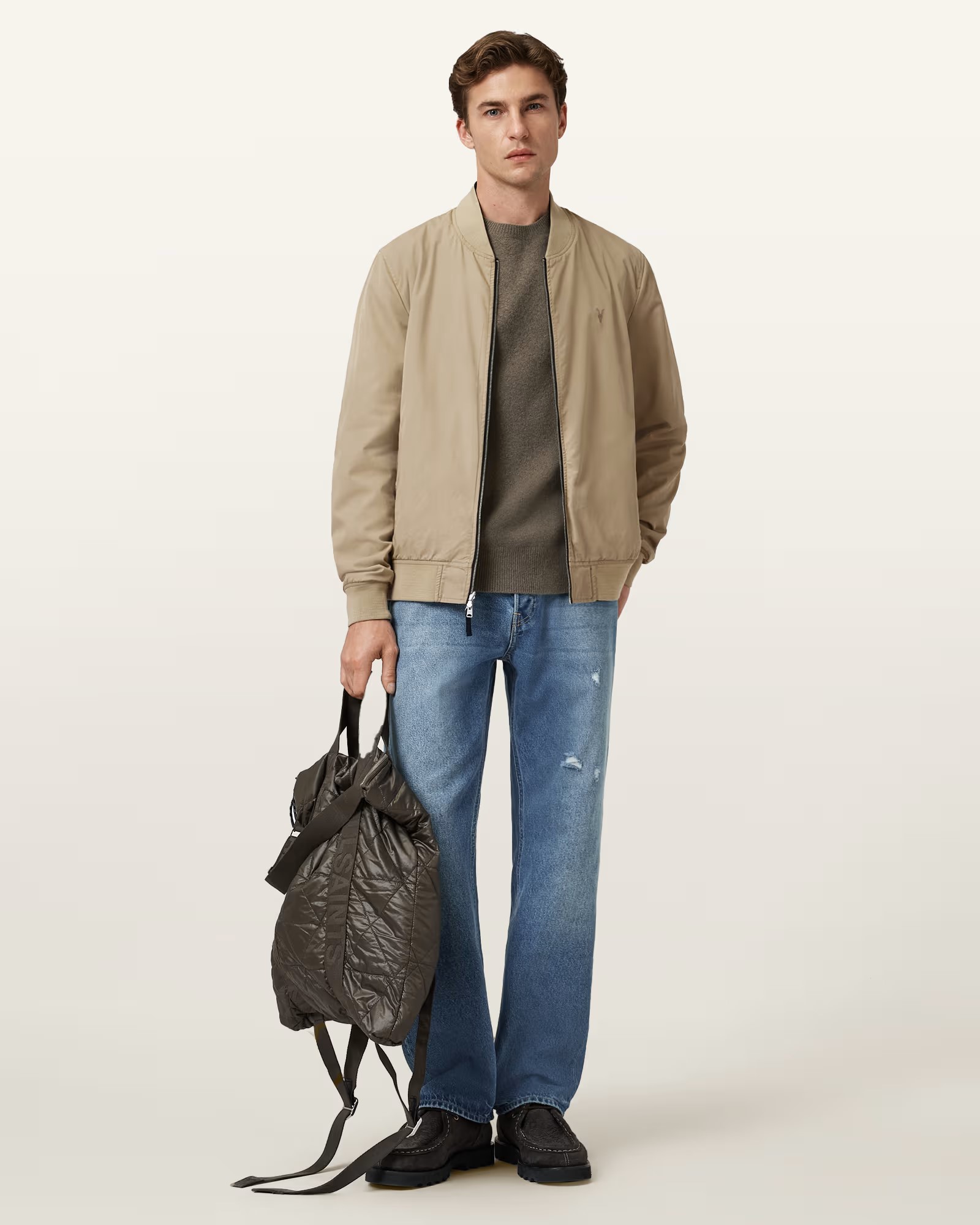 Bassett Reversible Ramskull Bomber Jacket
