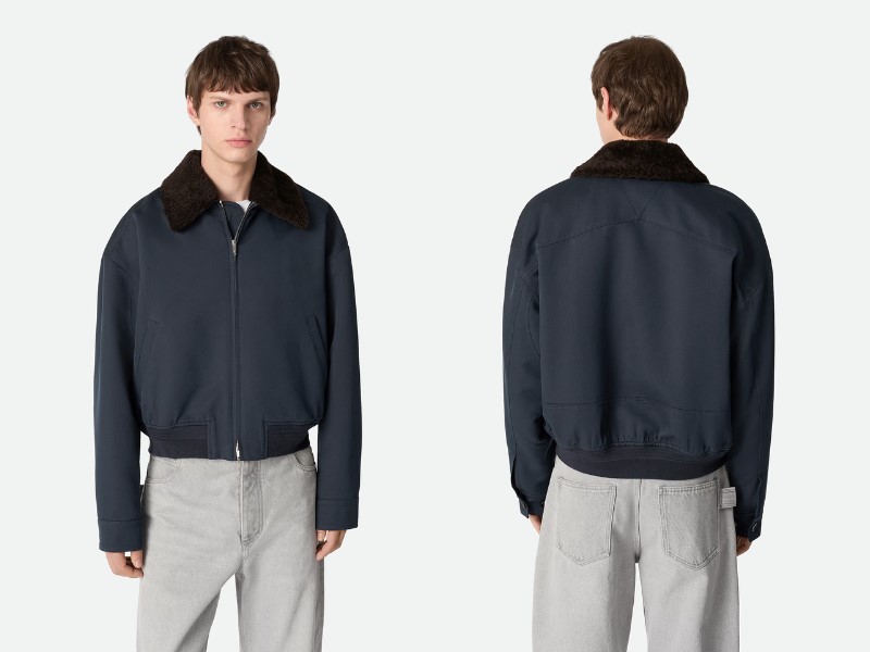 Bottega Veneta Twill Bomber Jacket
