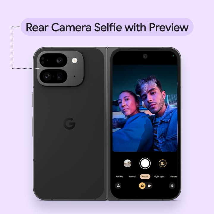 Pixel 10 Pro Fold - Rear Camera Selfie Preview