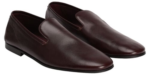 Dolce & Gabbana Erice leather slippers
