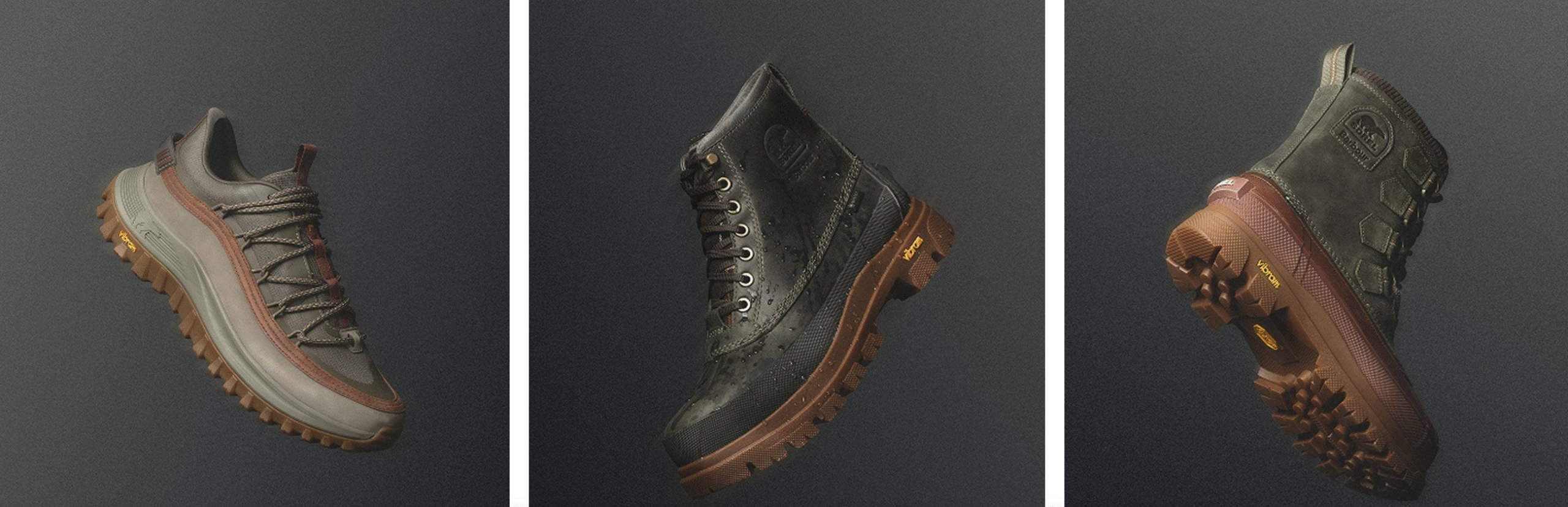 Collection of sorel boots