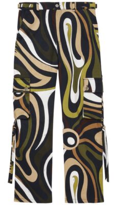 Pucci Marmo Print Cargo Pants