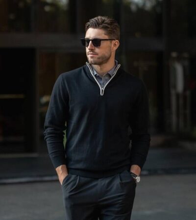 9 Quarter-Zip Outfit Ideas for Men (That Always Work)
