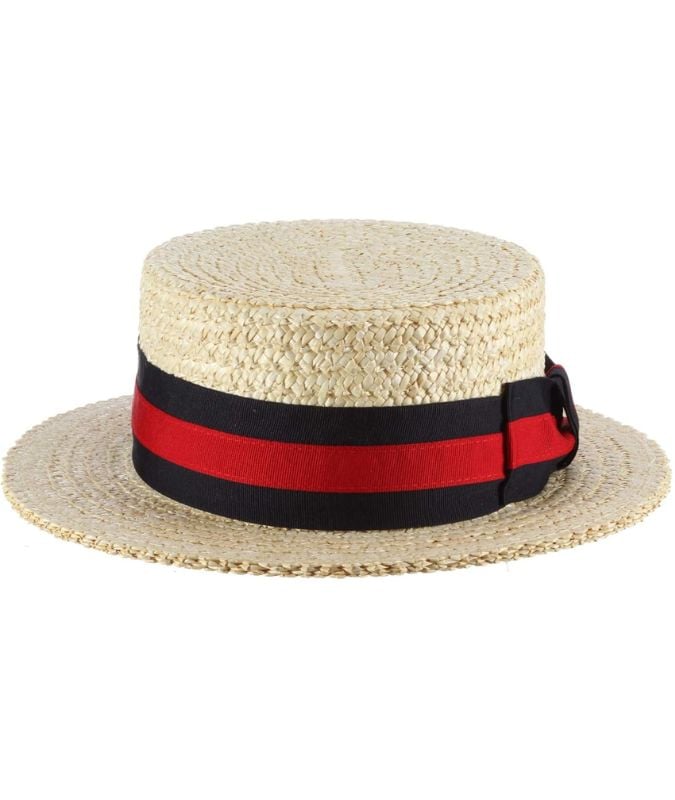 Scala Laichow Braid Boater Hat