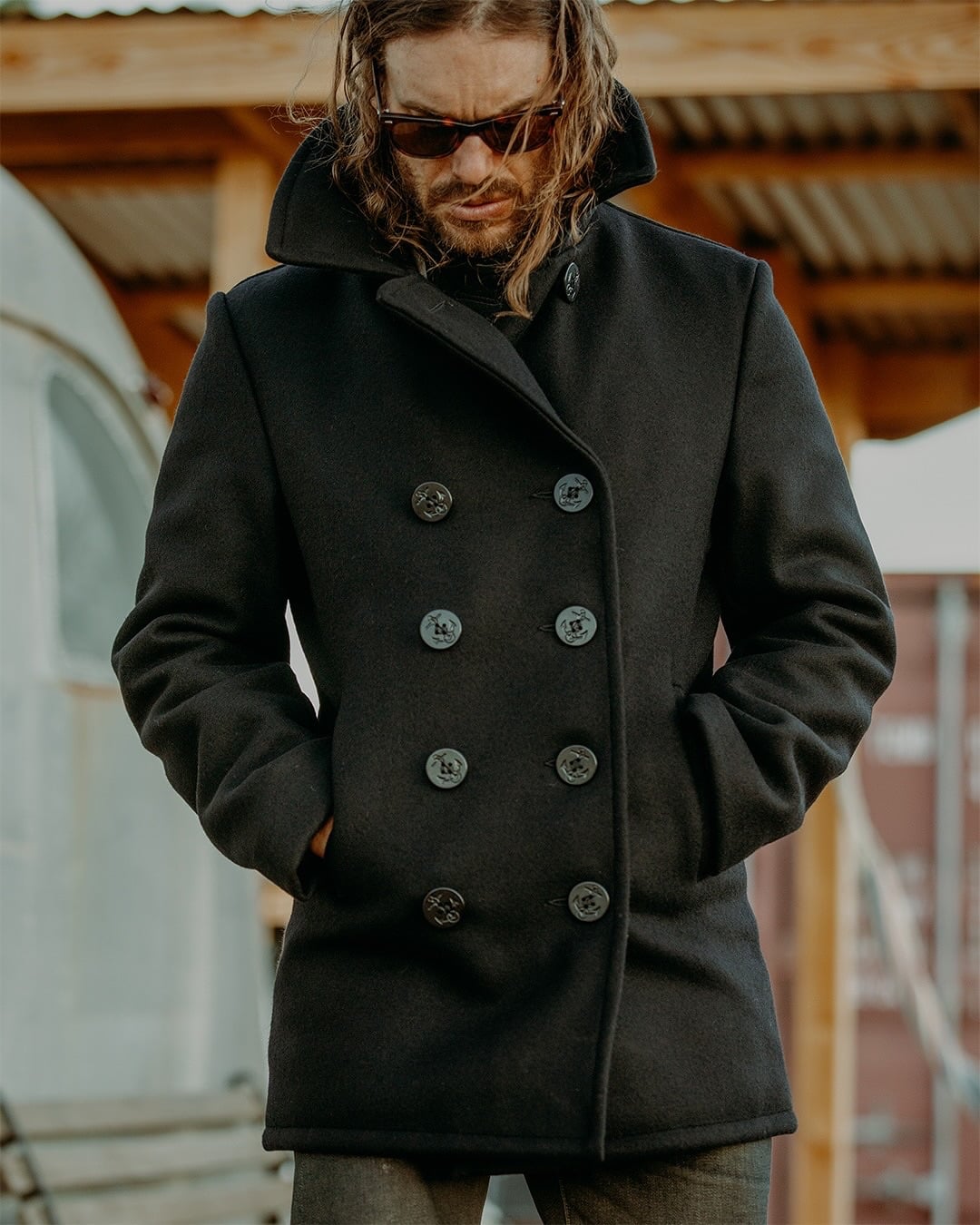 Topcoat VS Overcoat - Schott nyc peacoat