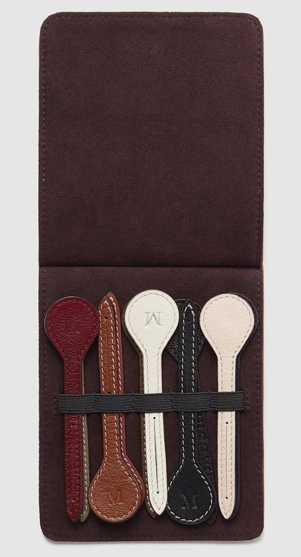 2026 Valentine's Day Gift Guide - Métier Leather Wine Charms