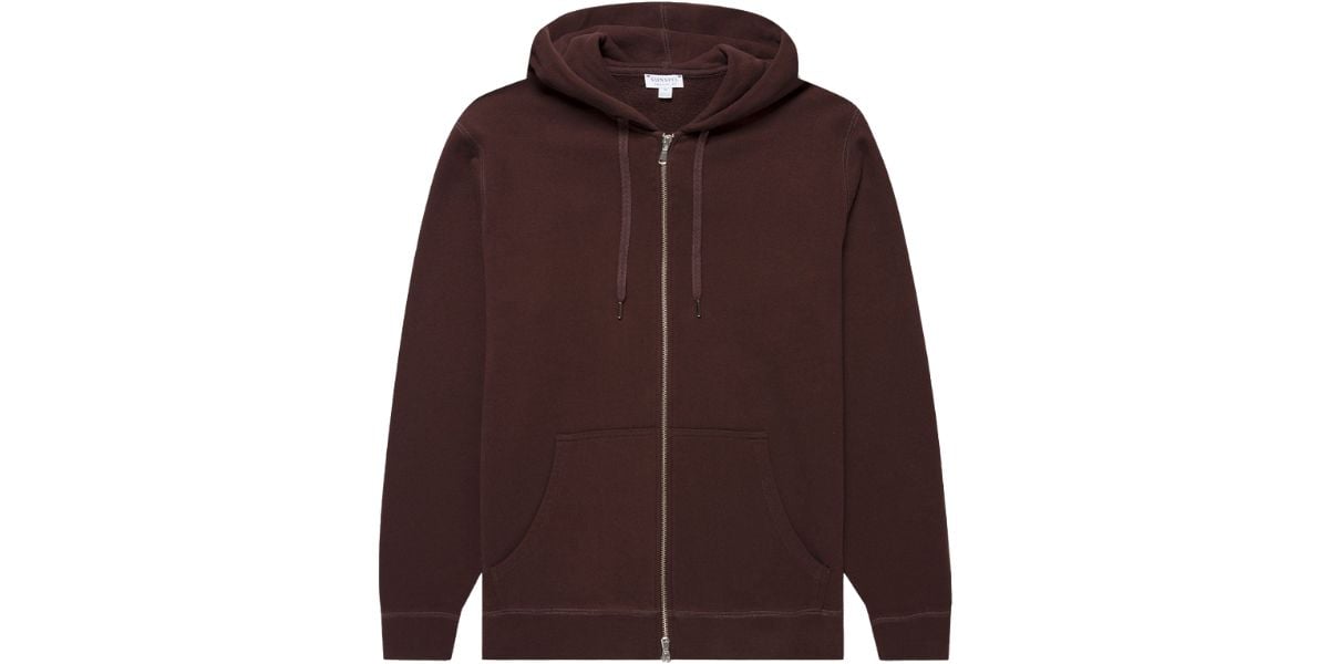 Sunspel Loopback Zip Hoodie