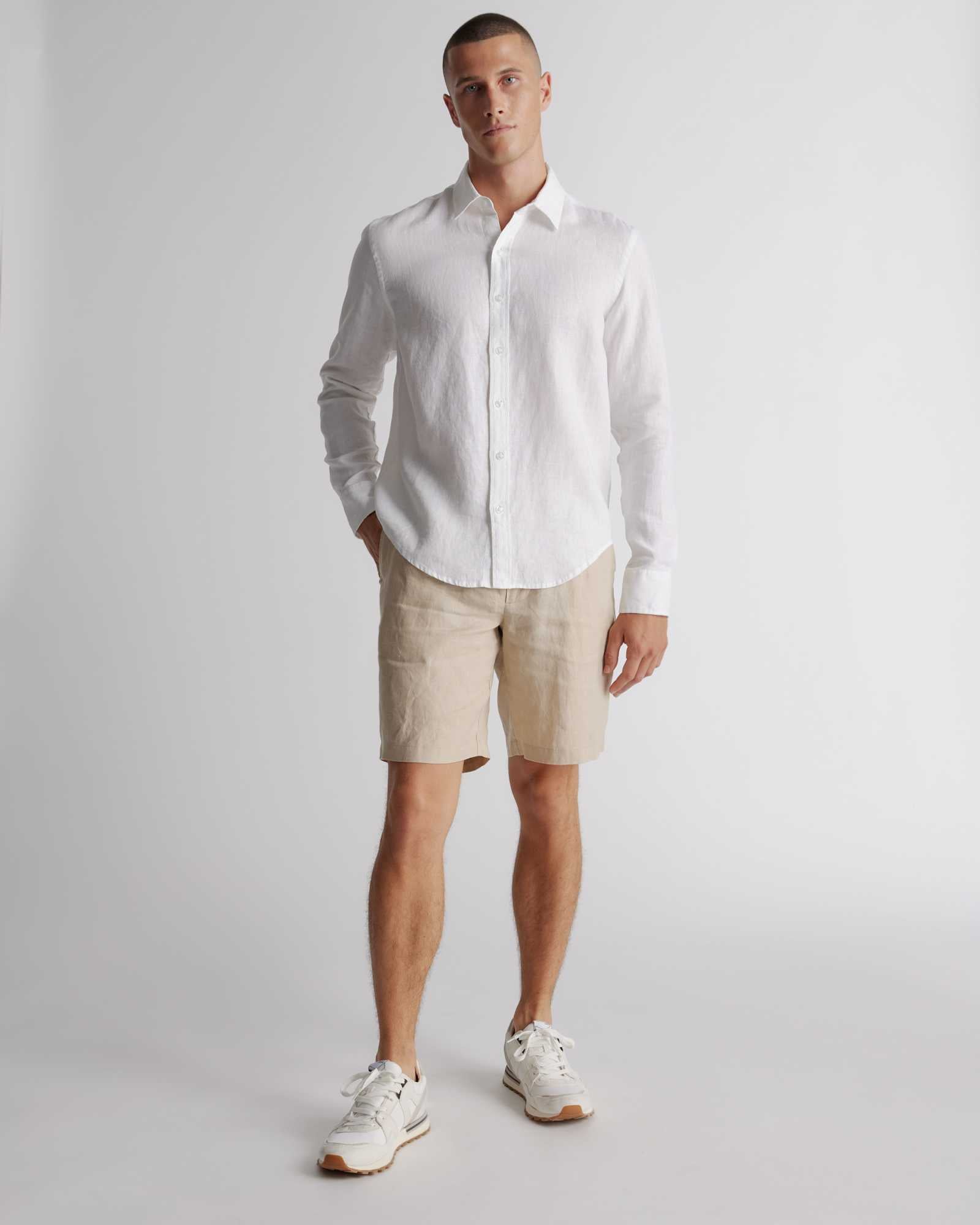 Quince European Linen Long Sleeve Shirt