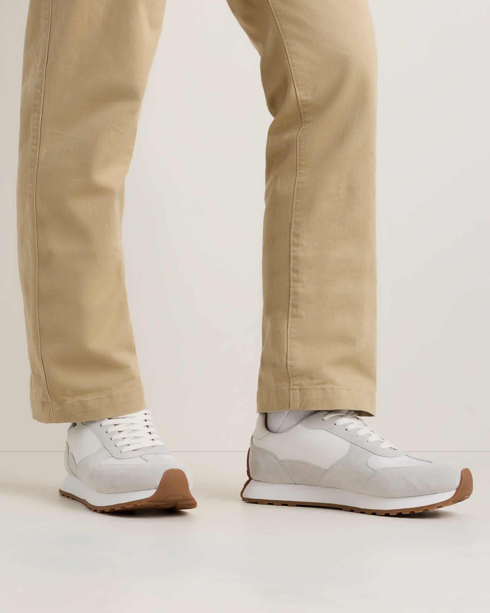 Quince Italian Leather and Suede Retro Runner