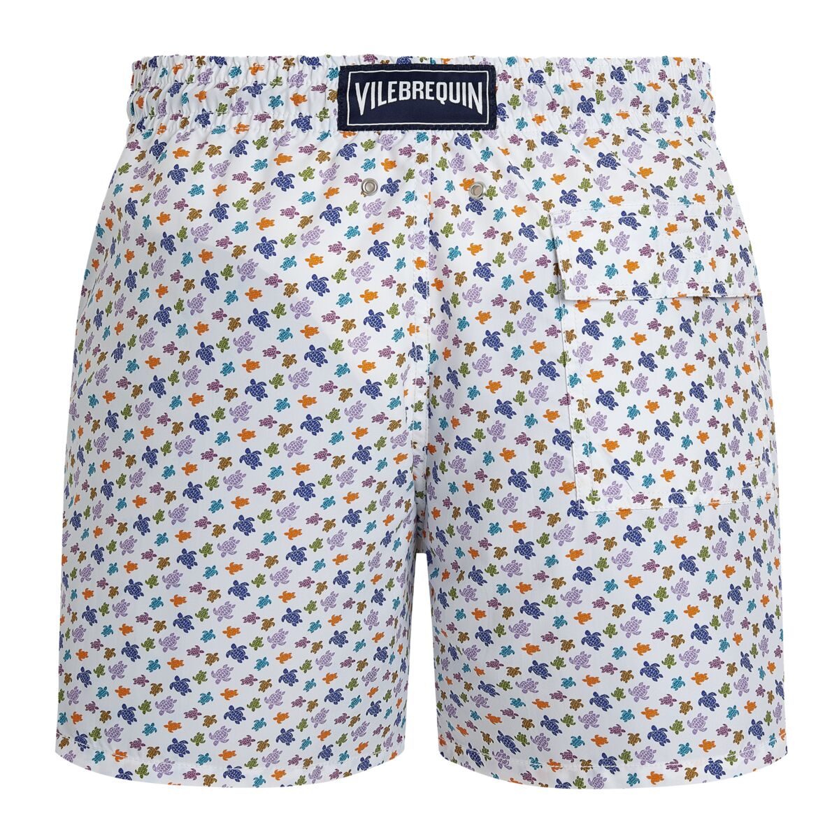 Vilebrequin Men Long Swim Trunks Micro Ronde des Tortues