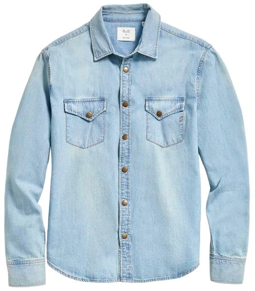 Billy Reid Shoals Denim Shirt