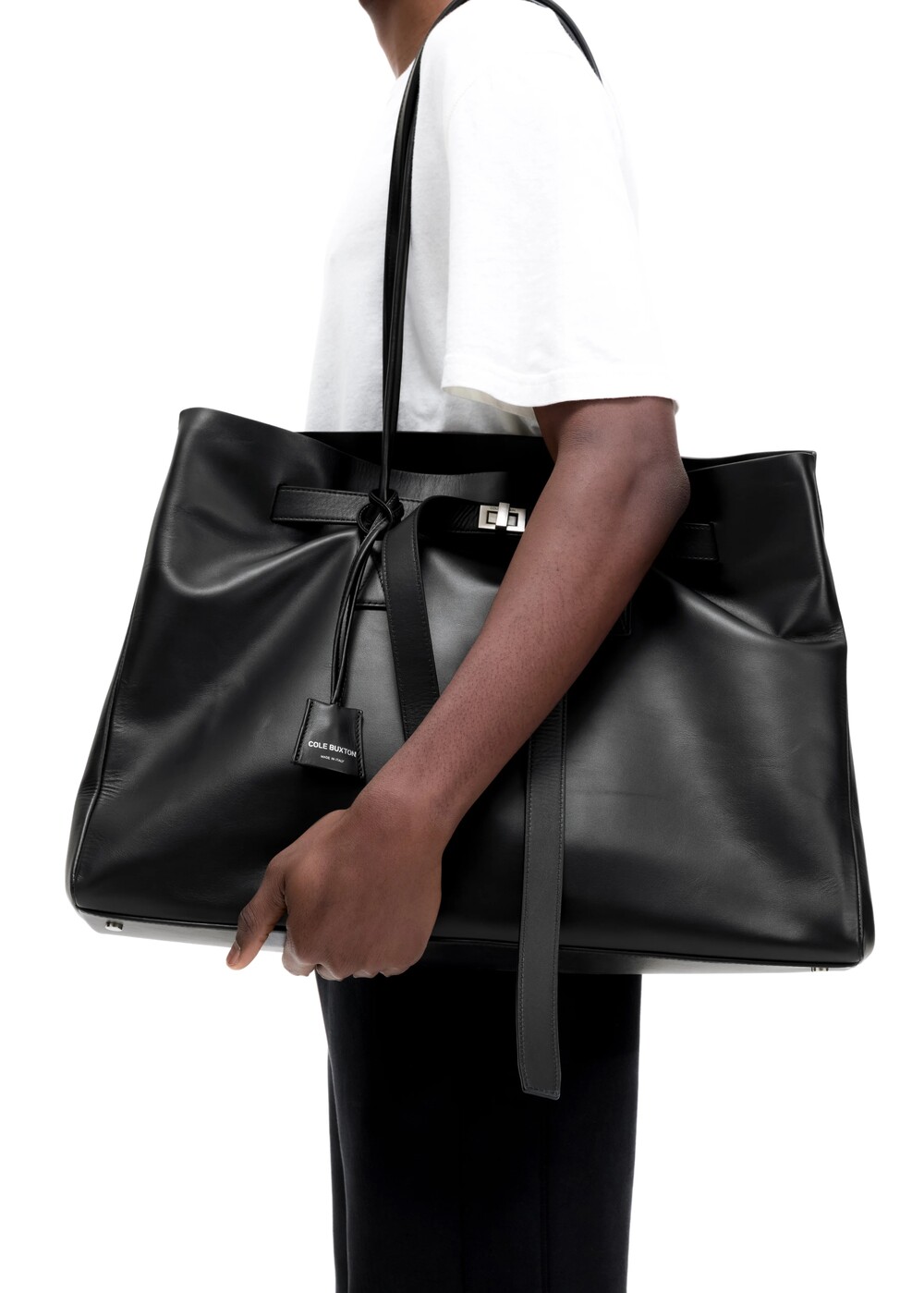 Cole Buxton Leather Holdall Tote