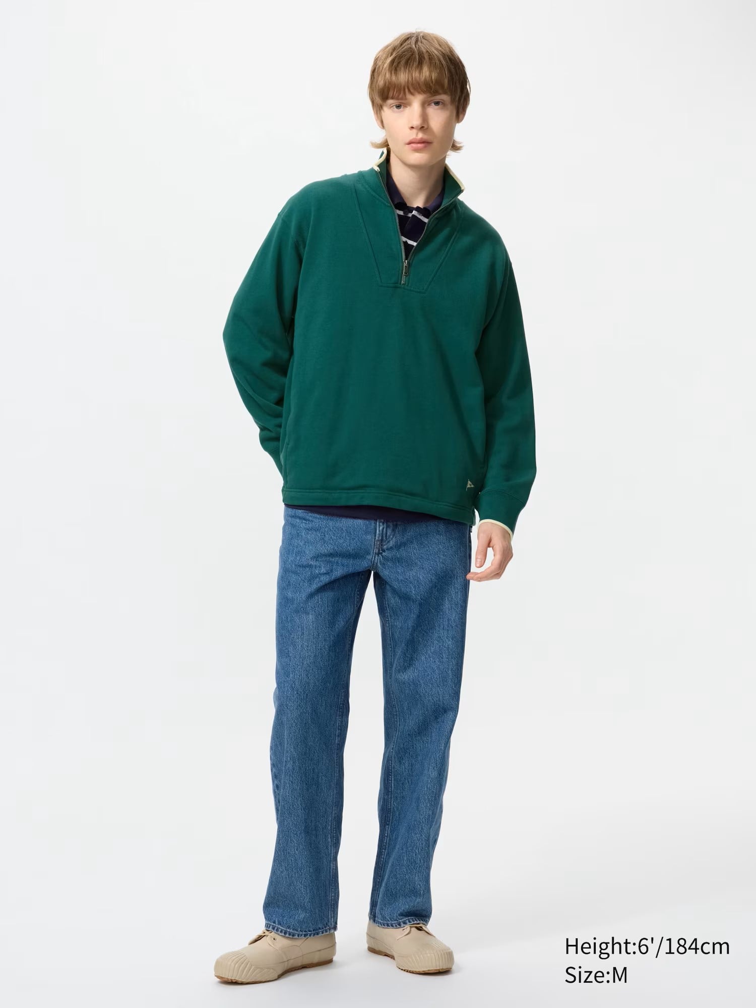 Uniqlo x JW Anderson Half-Zip Sweat Pullover