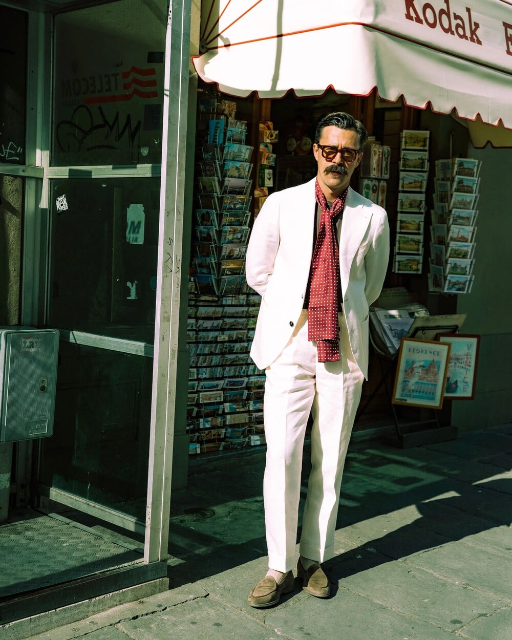 Smart Casual Loafer Outfits - Light Tones and Suede Textures