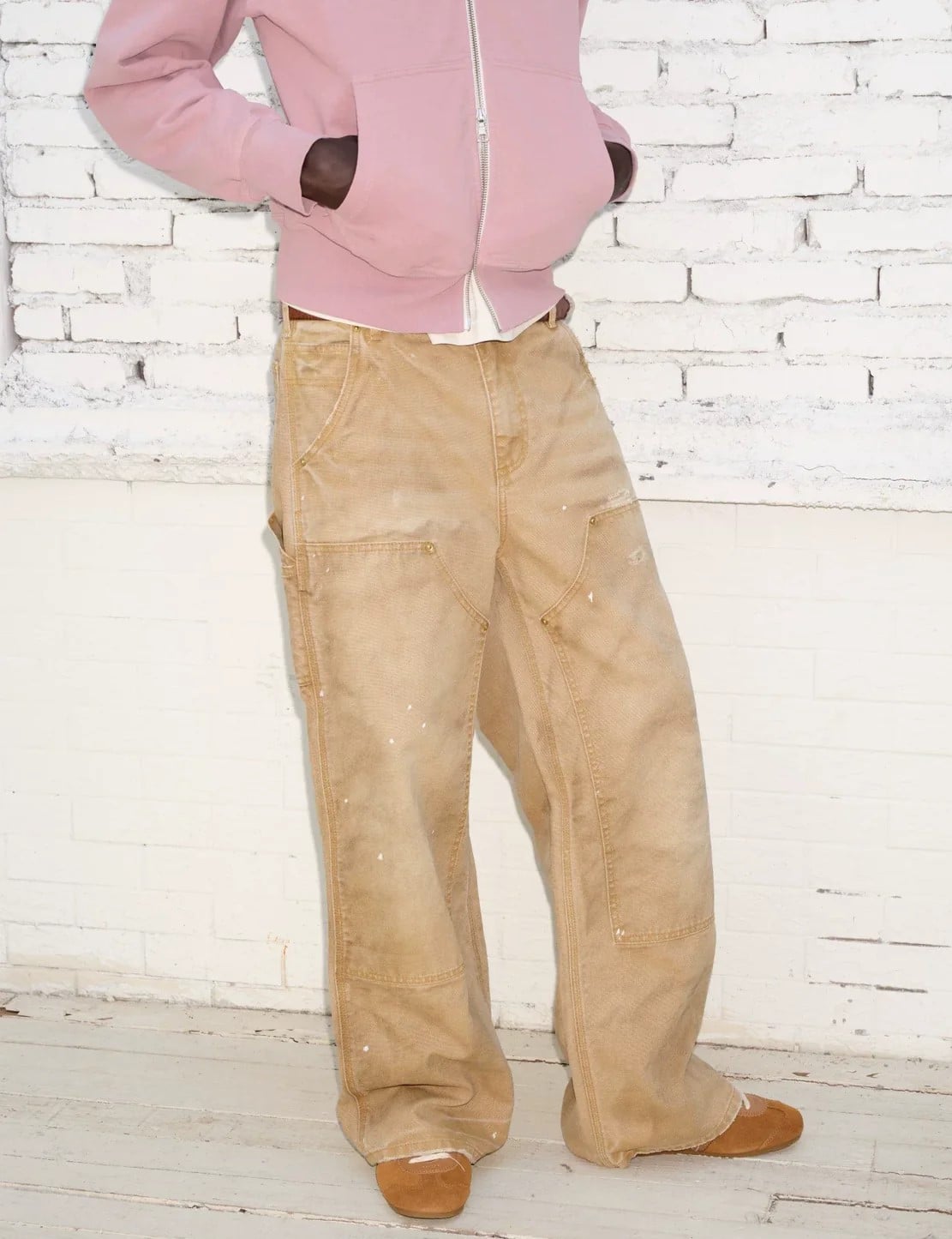 Atorie Double Knee Carpenter Pants