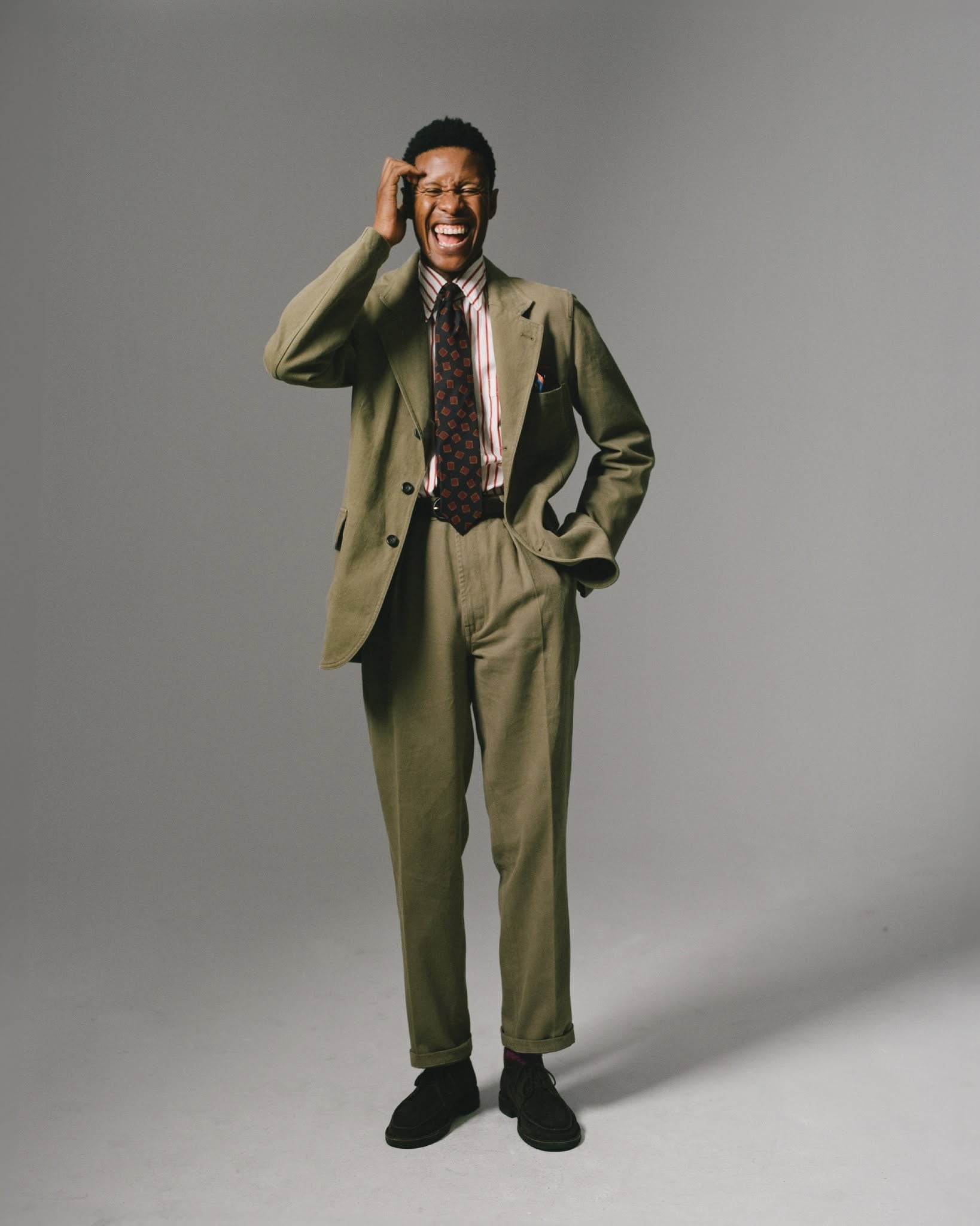 Drake's relaxed tailoring knitwear 