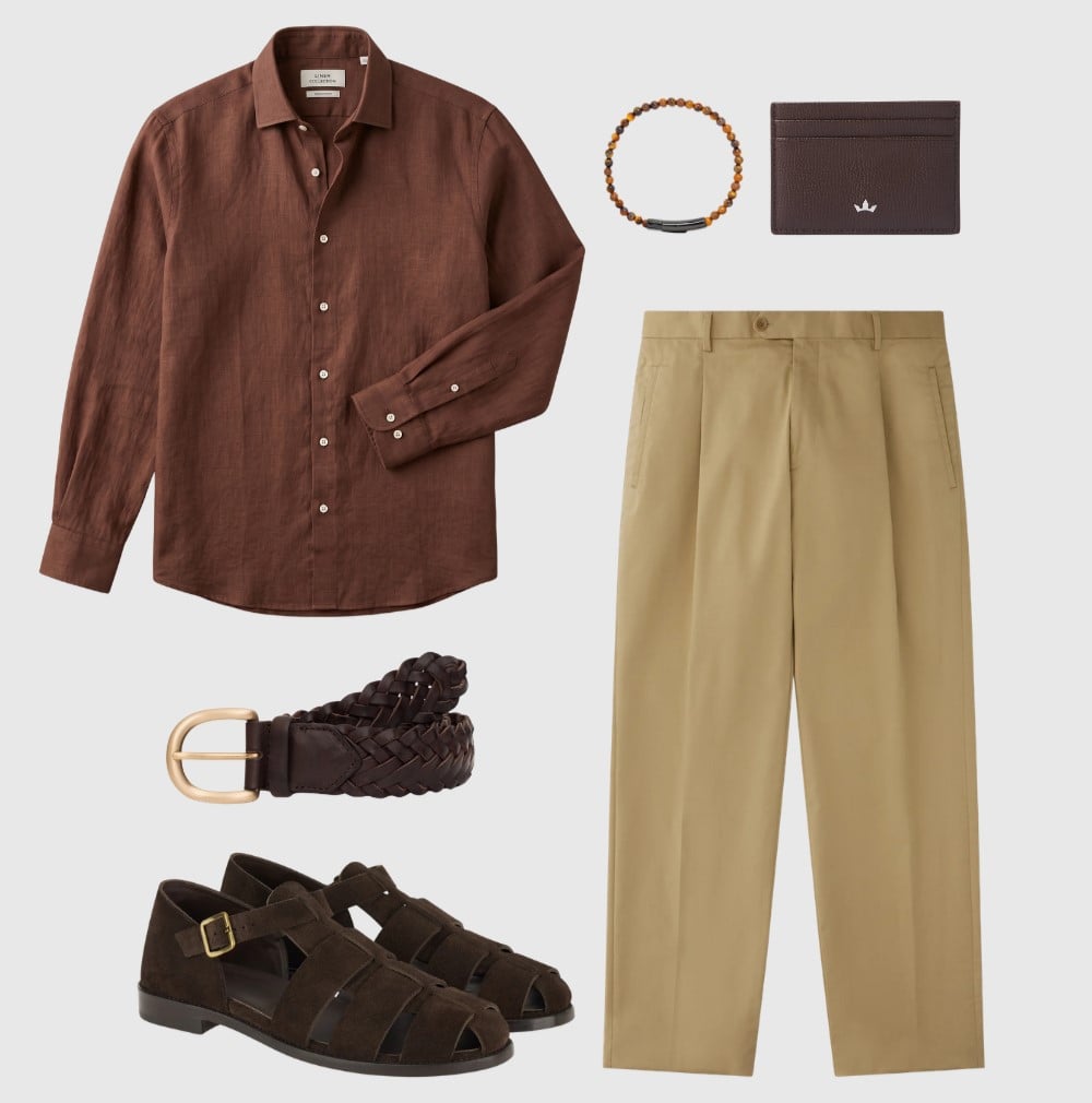 Monochromatic Linen Outfit