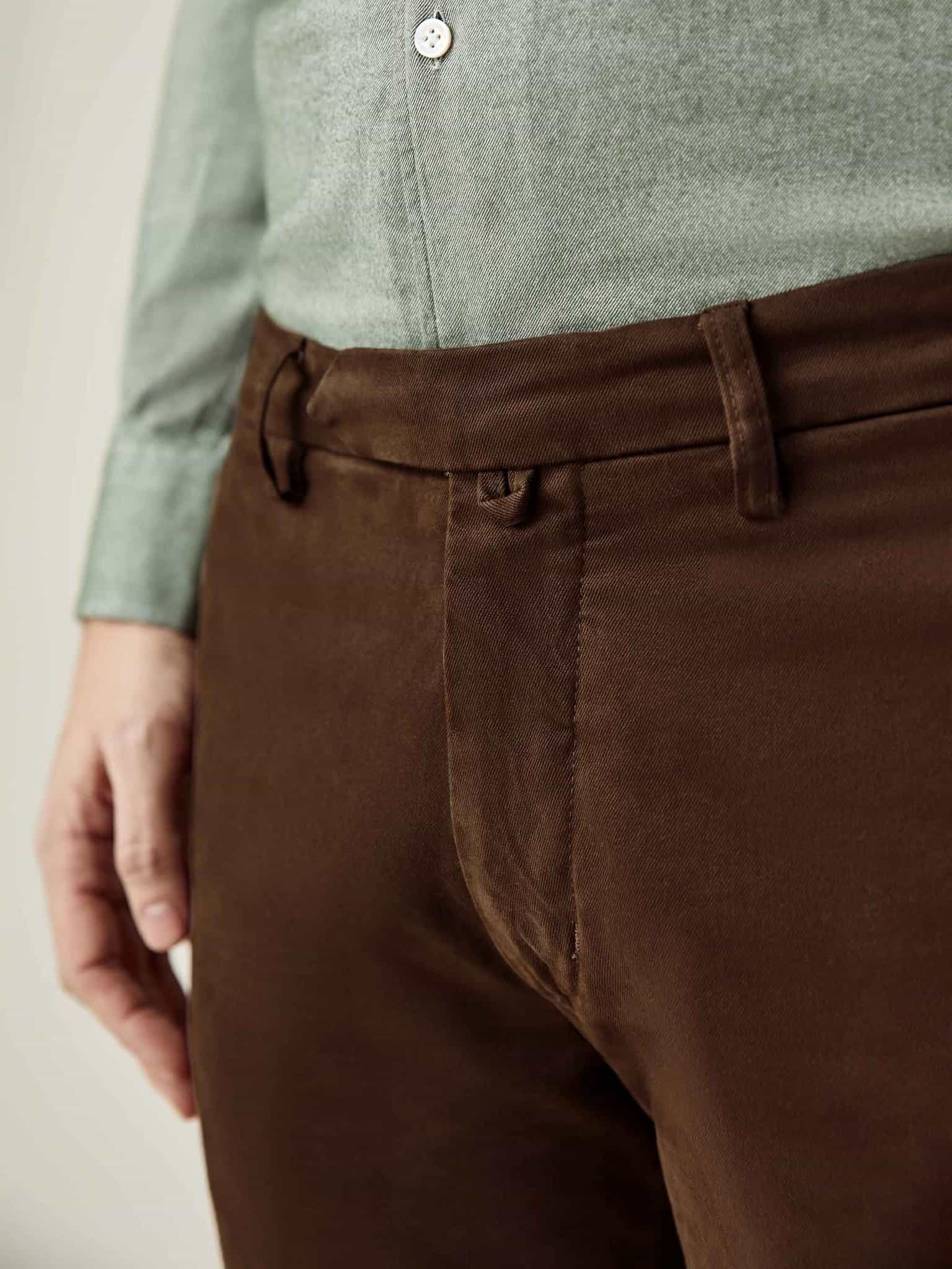Luca Faloni Brown Chinos