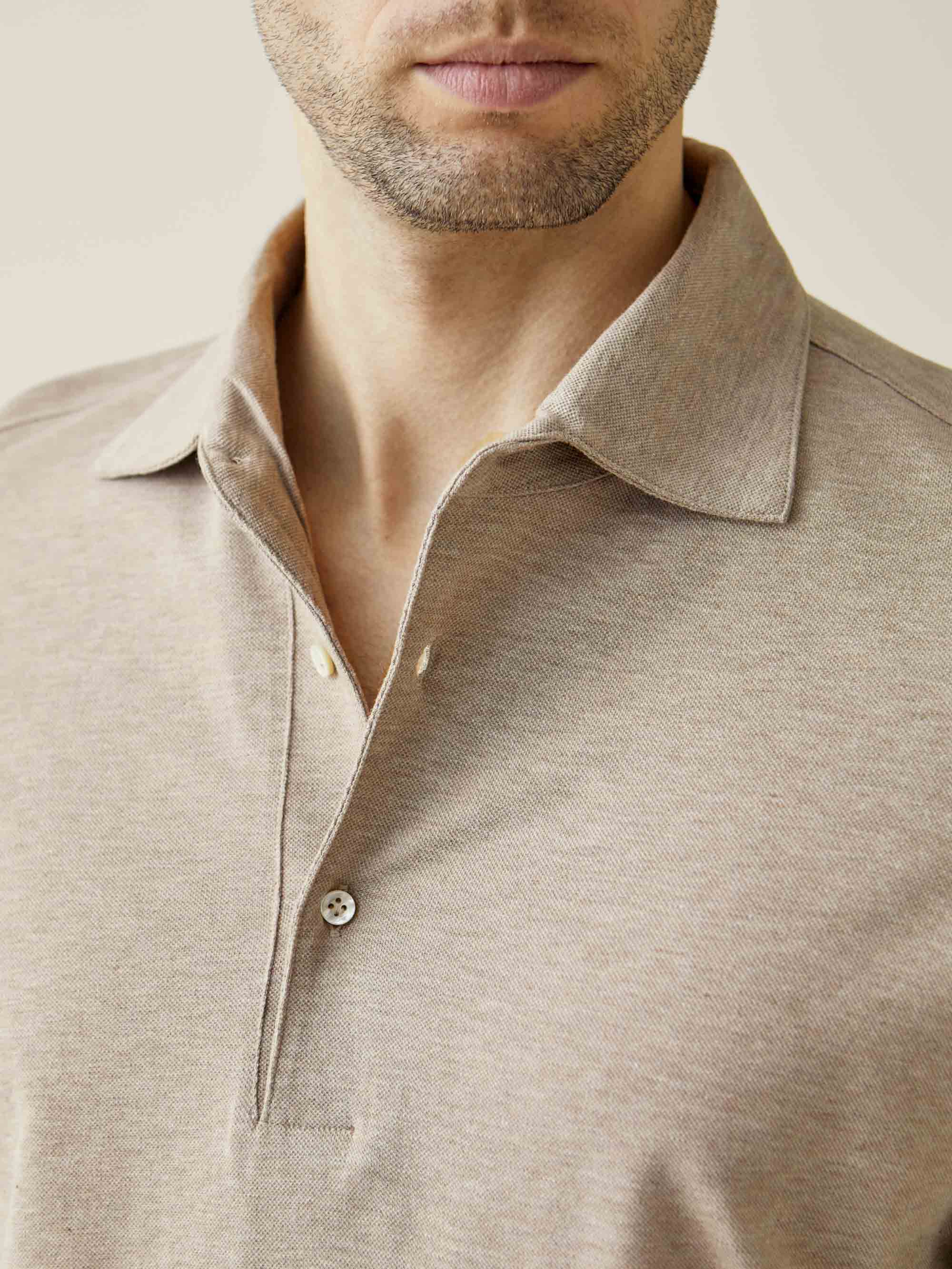 Luca Faloni Pique Polo Shirt